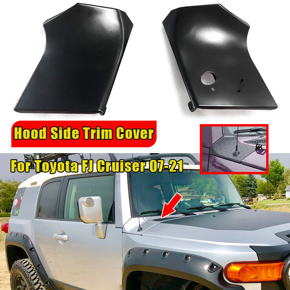 For Toyota FJ Cruiser 2007-21 Hood Side Trim Cover Anti-Scratch Resistant Panel