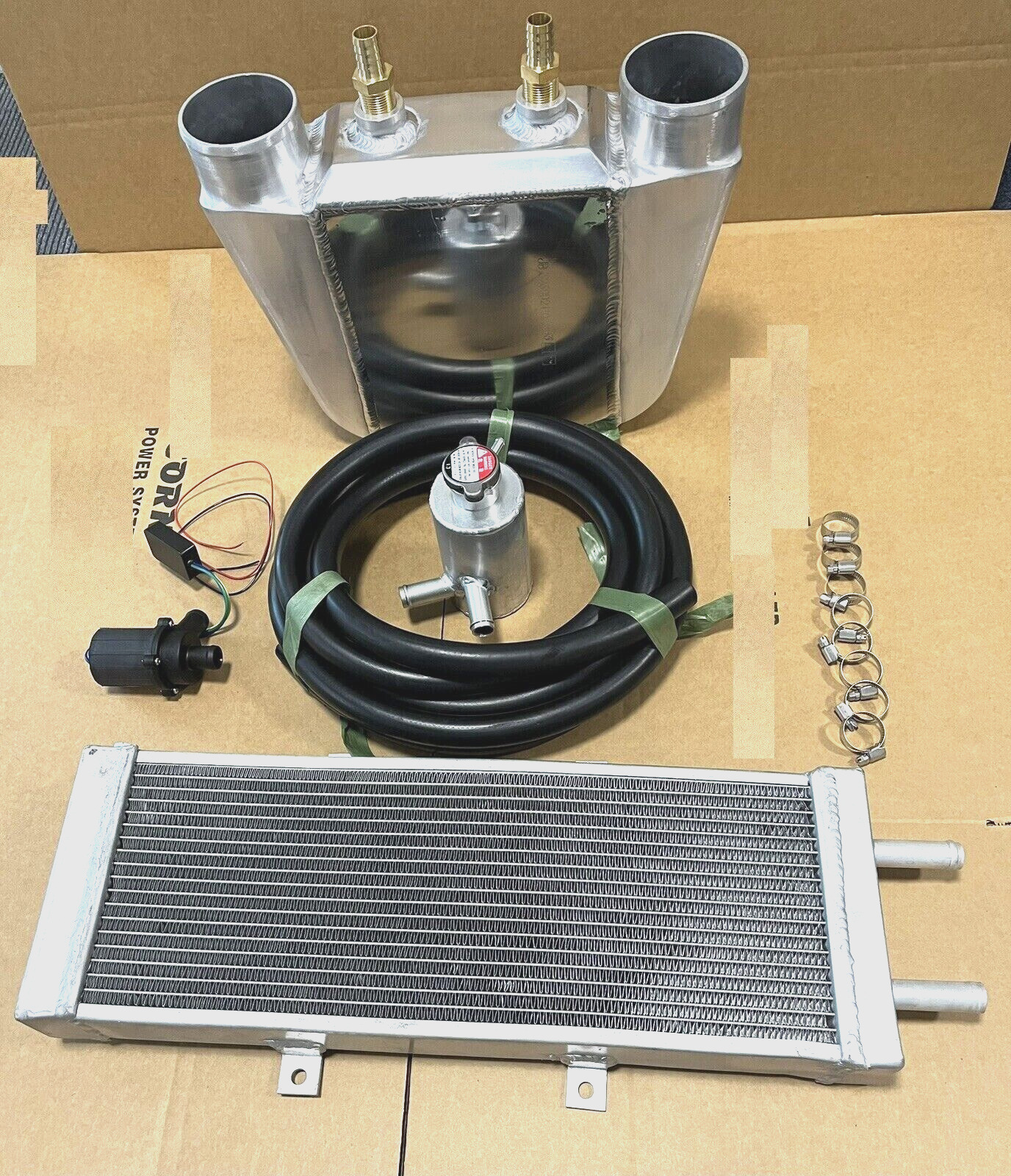 W2A Water to air intercooler kit charge air cooler kit 800hp-1000hp