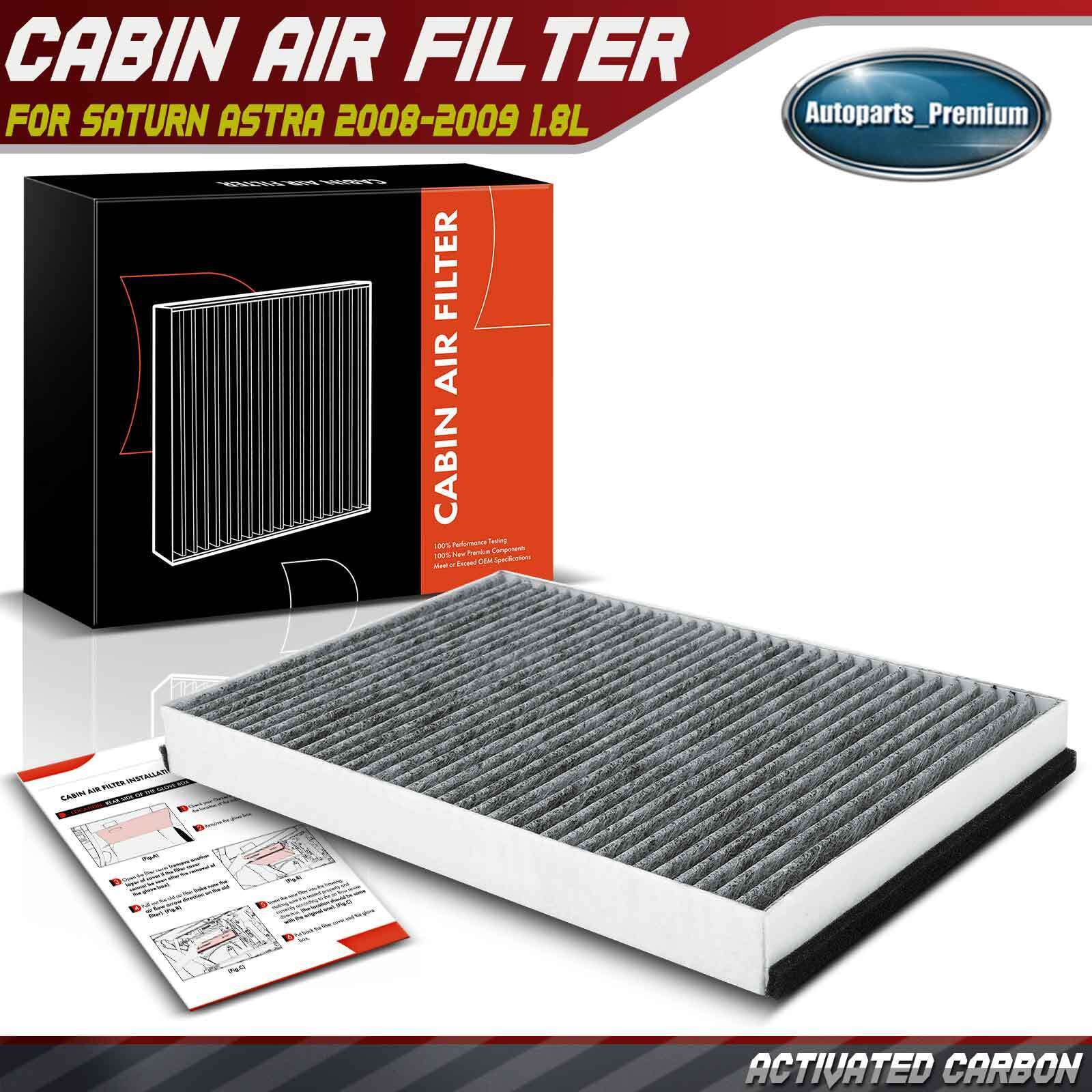 1x New Front Activated Carbon Cabin Air Filter for Saturn Astra 2008-2009 1.8L