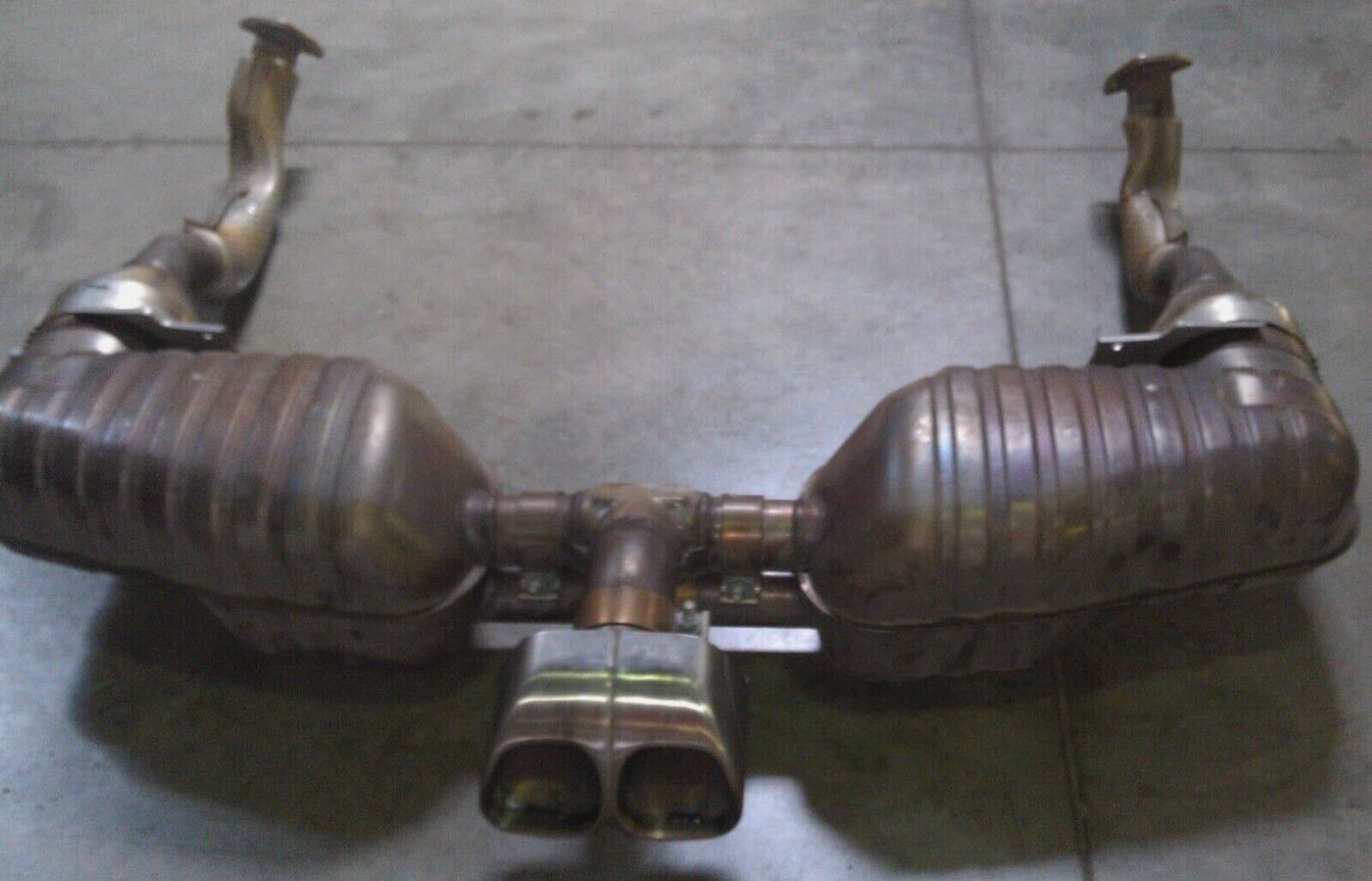 PORSCHE 987 CAYMAN S EXHAUST - OEM REMOVED FROM 2006 CAYMAN S