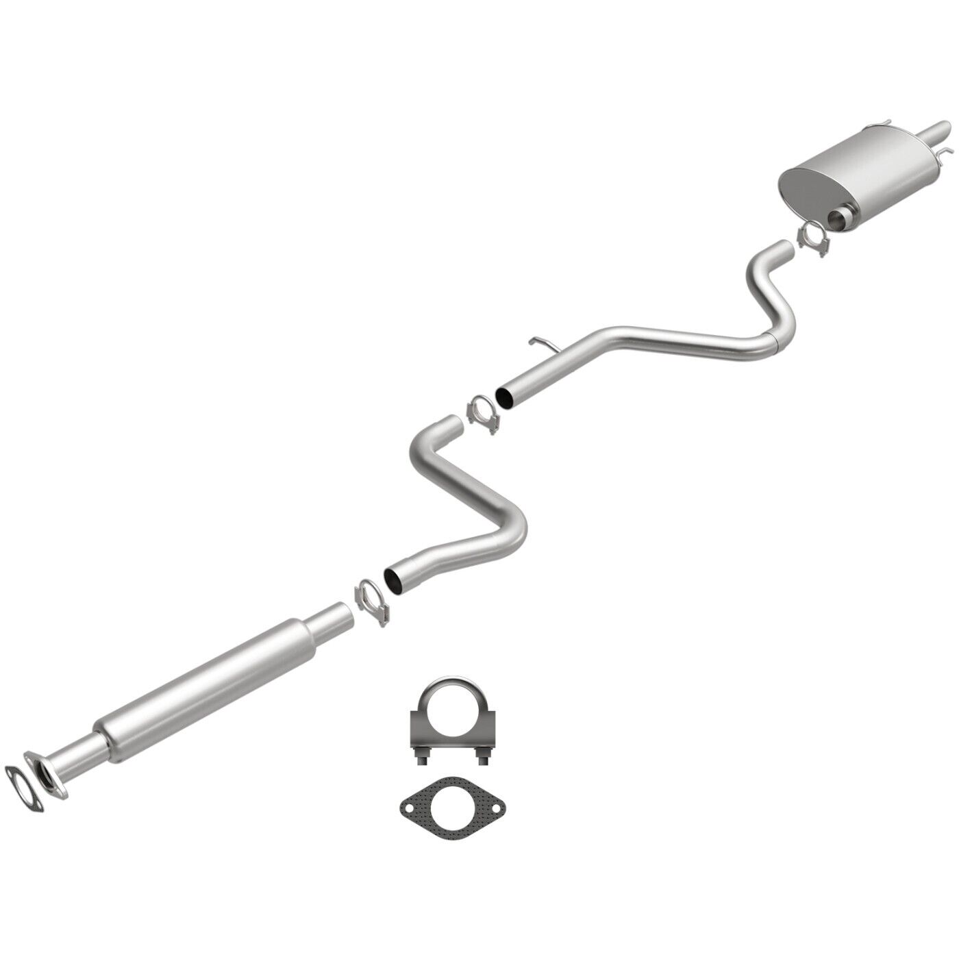 BRExhaust 106-0015 Exhaust Systems Passenger Right Side for Chevy Hand Impala