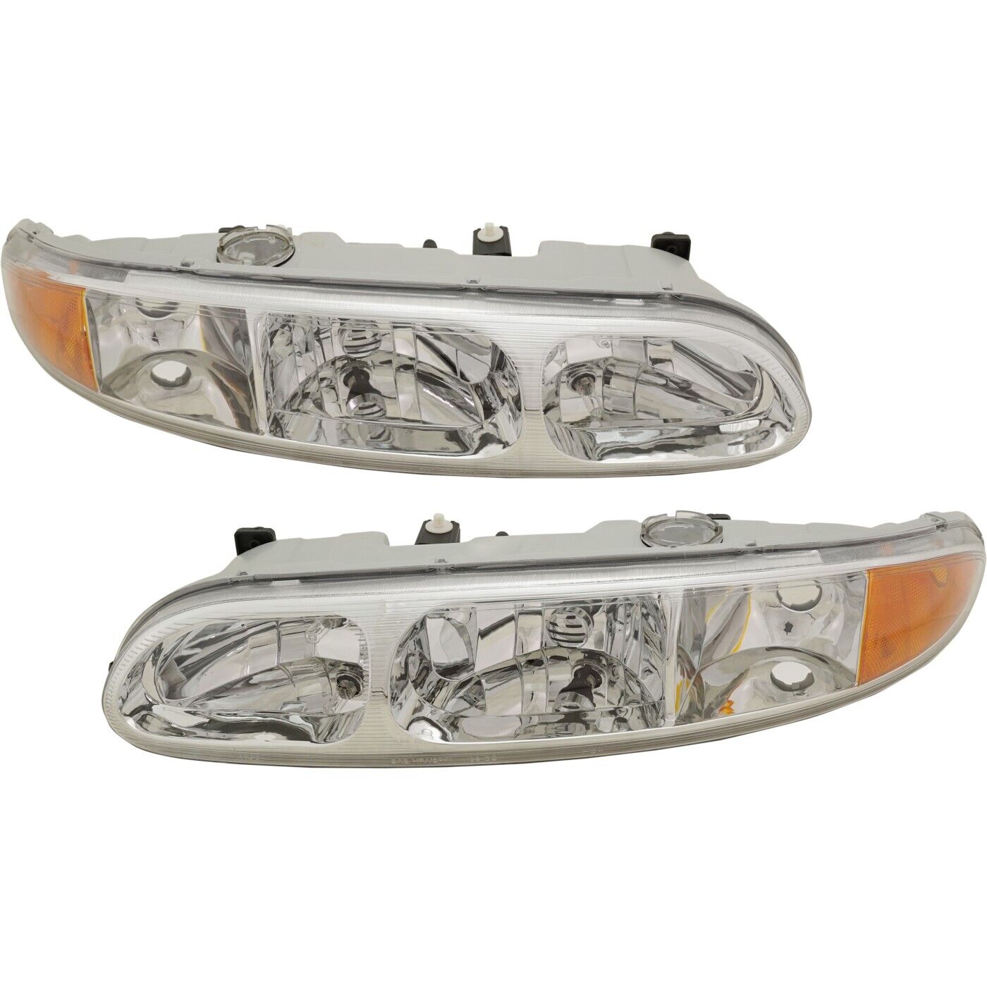 Headlight Set For 99-2004 Oldsmobile Alero Left and Right With Bulb 2Pc