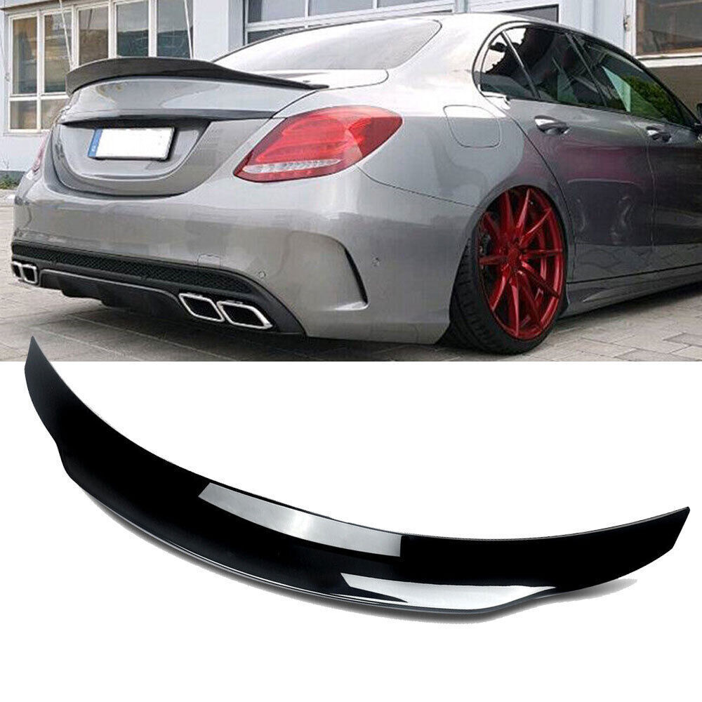 fit For Mercedes Benz W205 C200 C300 C43 AMG 2015 -2021 Rear Trunk Spoiler Wing
