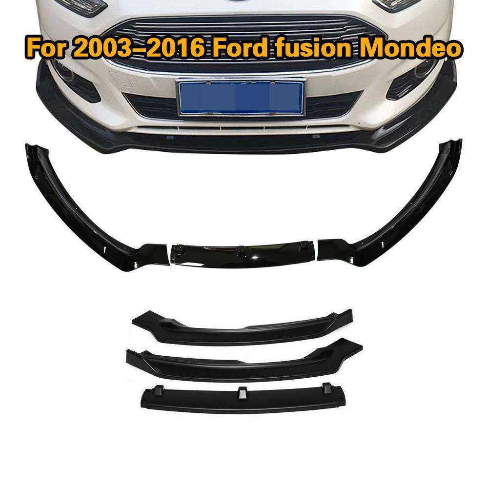 For Ford Fusion Mondeo 2013-2016 Front Bumper Lip Splitter Body Kit Spoiler 3PCS