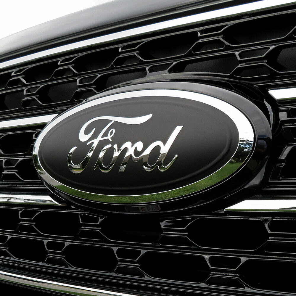 2020-2022 Ford Explorer Logo Emblem Insert Decals - Matte Black (Set of 2)
