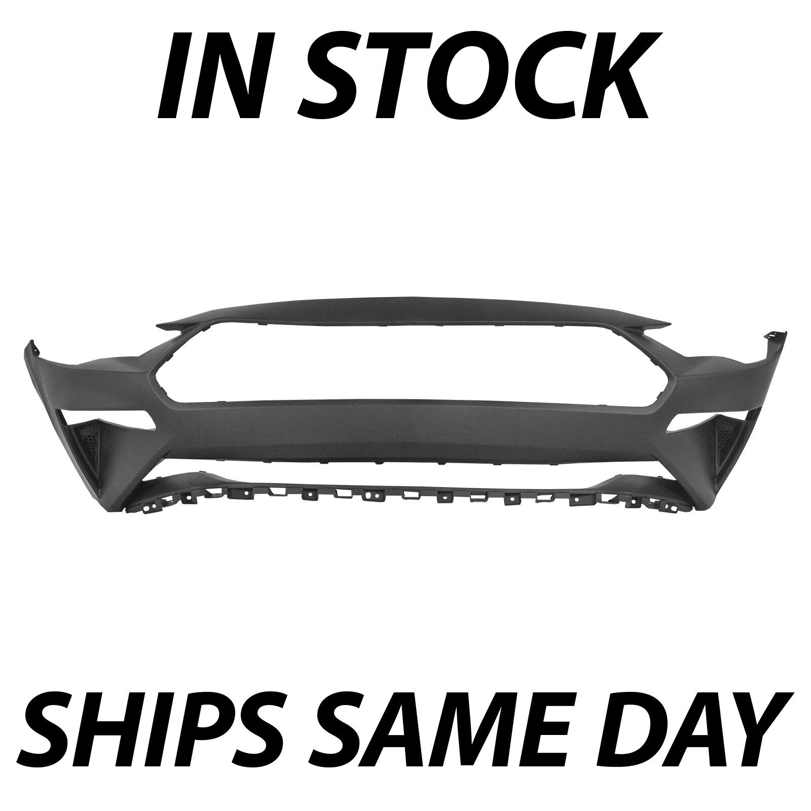 NEW Primered - Front Bumper Cover for 2018-2021 Ford Mustang EcoBoost/GT 18-21