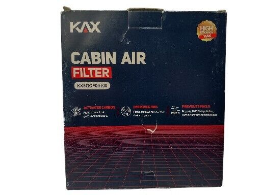 Kax Cabin Air Filter KX8GCF00100 OPEN BOX