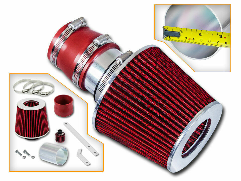 Short Ram Air Intake Kit + RED Filter for 99-05 VW Golf MK4 Jetta Beetle