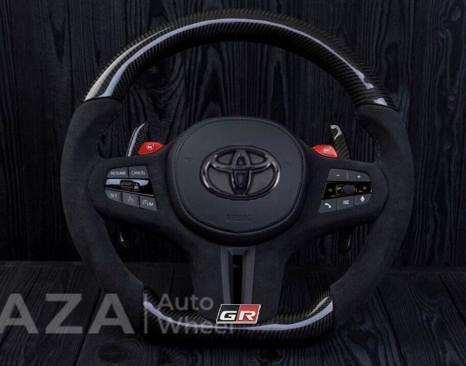 Toyota Supra MKV A90 A91 steering wheel Carbon Fiber custom M4 CONVERSION