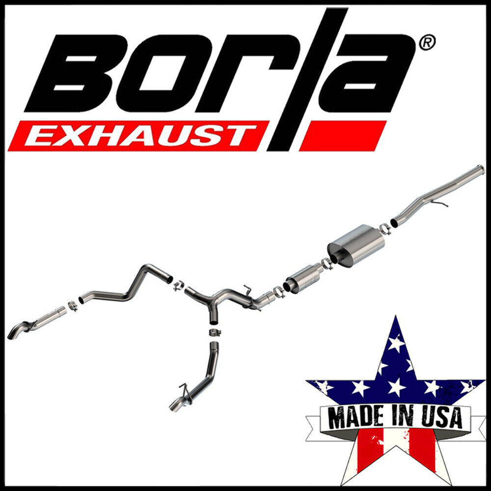 Borla Cat-Back Exhaust System fits 2022-2024 Silverado ZR2 Sierra AT4X 1500 6.2L