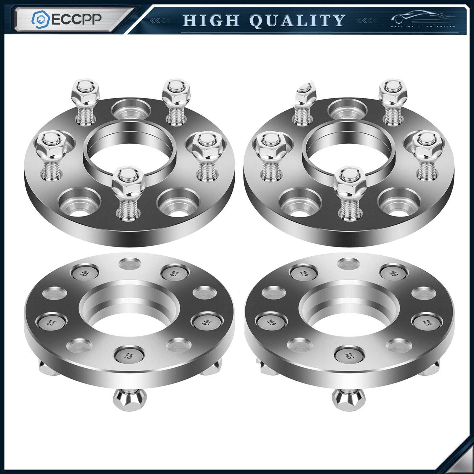 4X 15mm Hubcentric Wheel Spacers 5x4.5 For Infiniti G35 2003-2008 G37 2008-2013