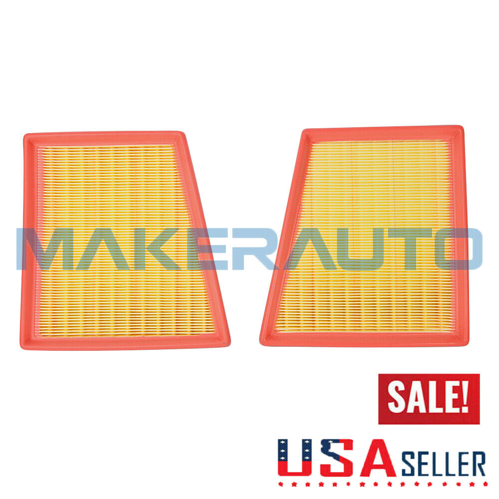 New Air Filter Set 3W0129319P 3W0129320P For Bentley Continental GT V8