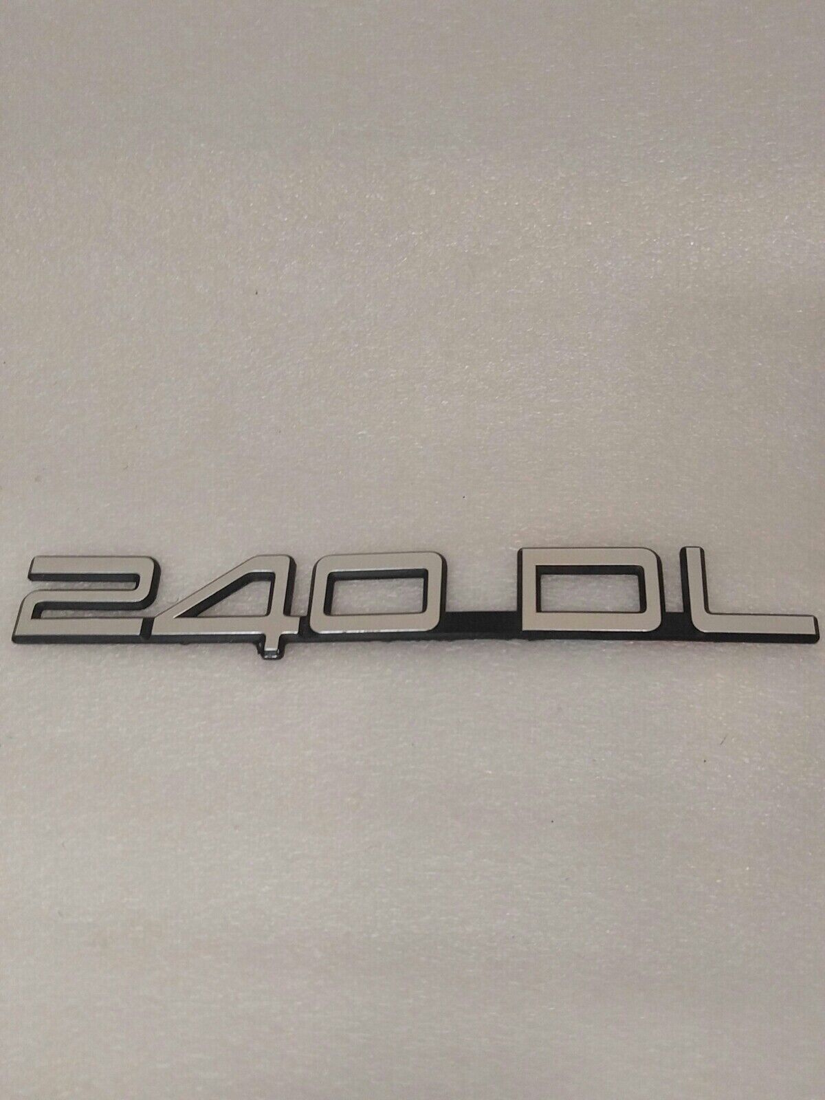 240DL Volvo 240 DL Emblem Logo Letters Badge  