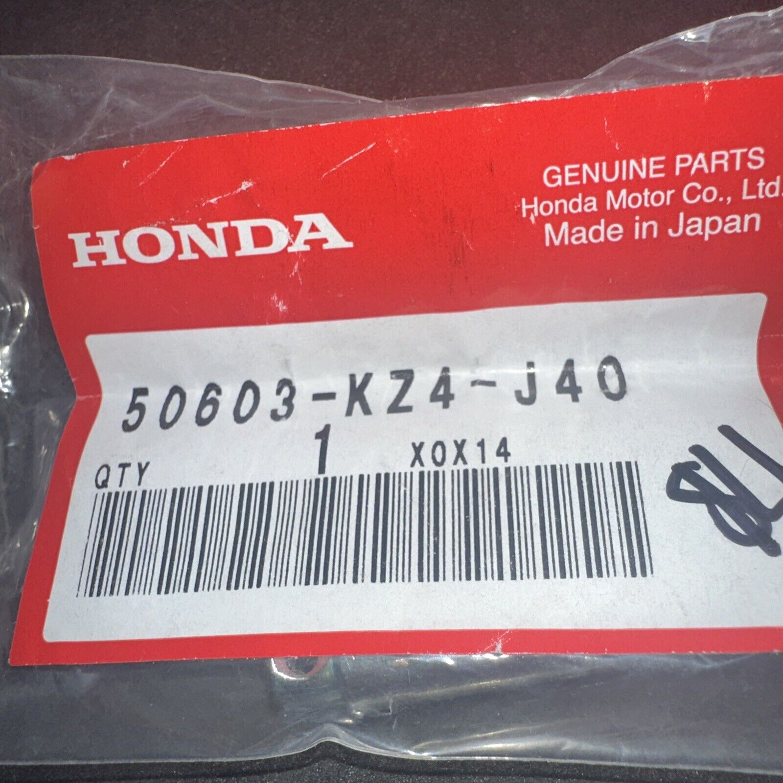 Honda PIN, STEP JOINT 50603-KZ4-J40 OEM NEW (A9)