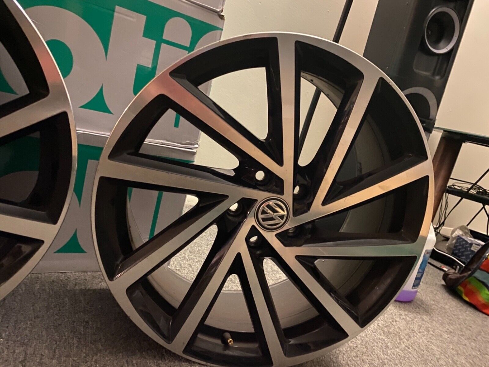 Englishtown 19” Rims from 2018 Golf R Black and Silver