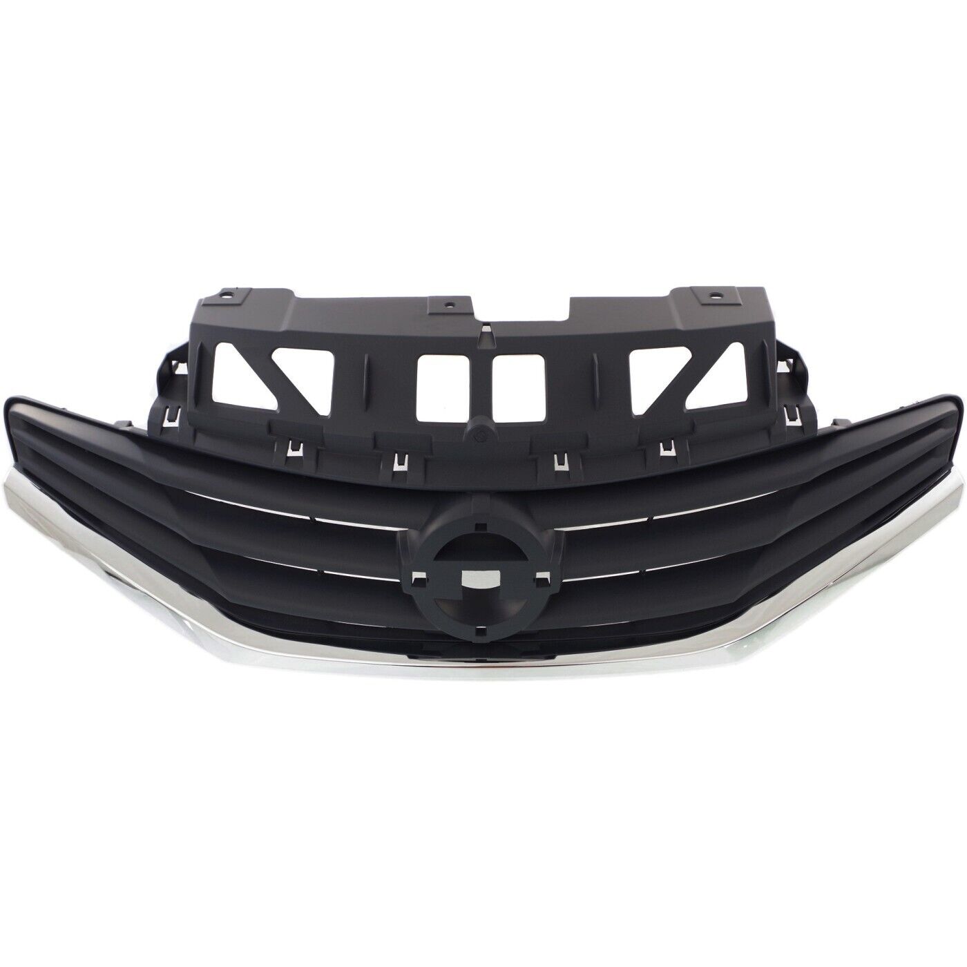 Grille For 2014-2016 Nissan Versa Note Gray Plastic
