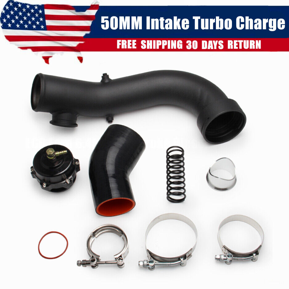  🔥🔥50MM BOV Intake Turbo Charge Pipe Kit For BMW N54 E88 E90 E92 135i 335i