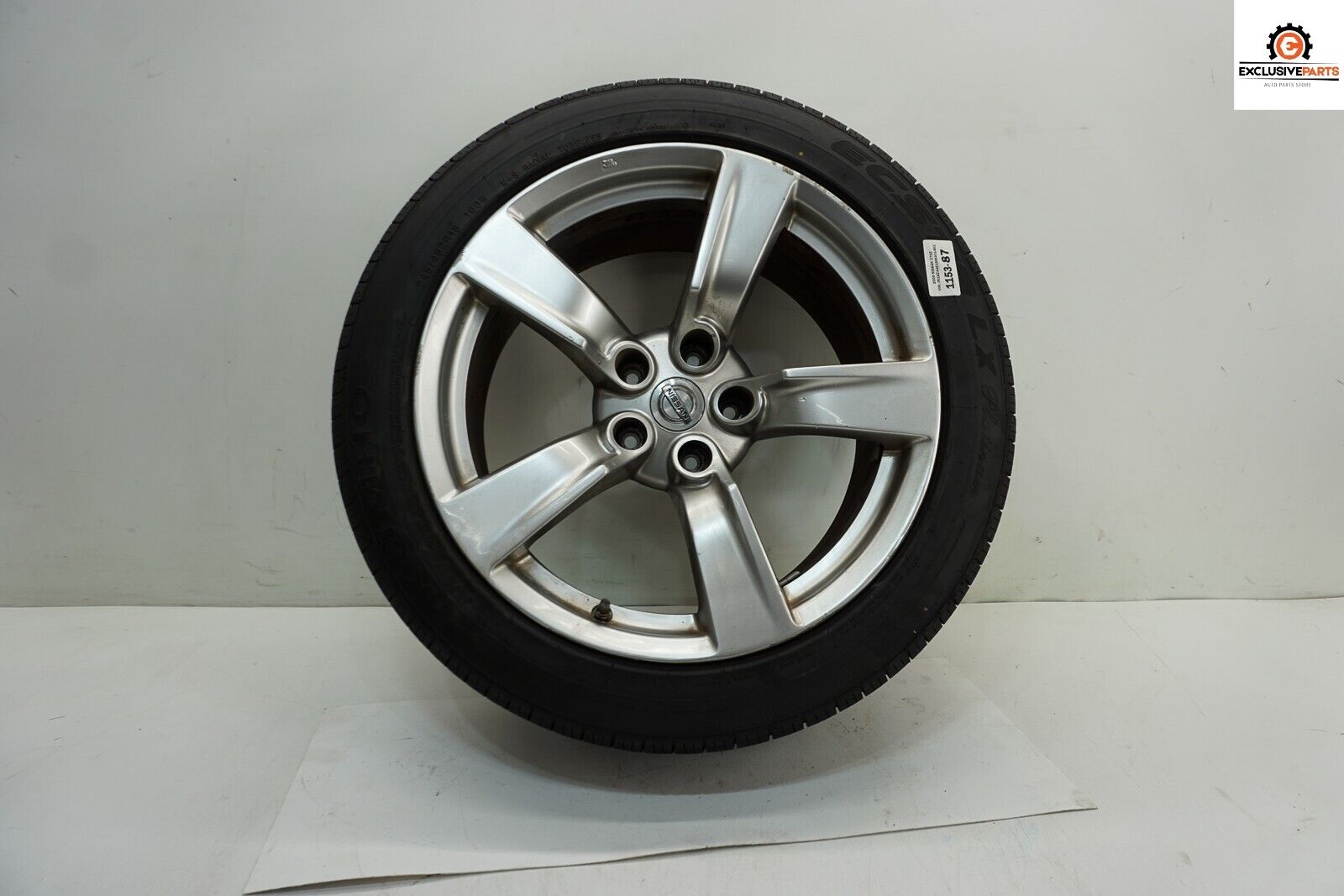 09-20 Nissan 370Z 3.7L AT RWD OEM Wheel Rim Kumho Tire 245/45ZR18 100W 1153