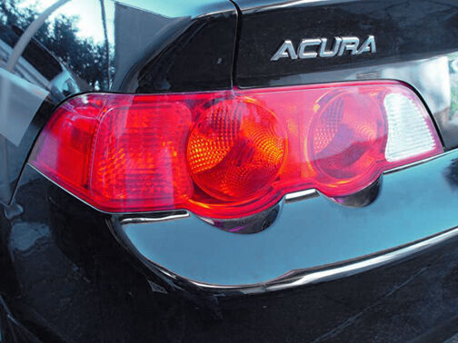 FOR 02-04 ACURA RSX TAIL LIGHT SIGNAL PRECUT REDOUT TINT COVER RED OVERLAYS