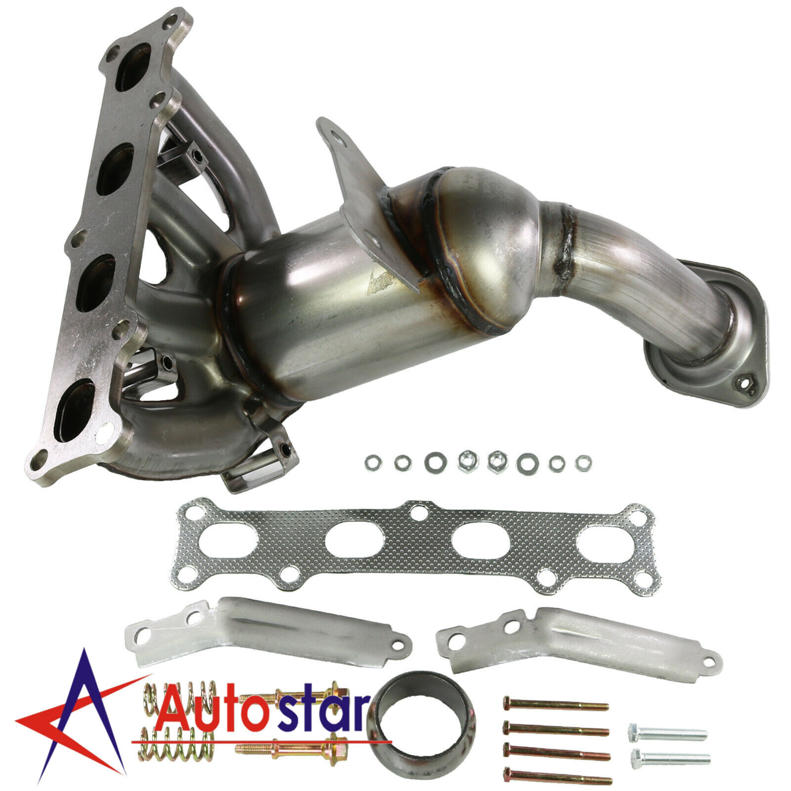 For 07-17 Jeep Compass Patriot 2.4L 4WD Catalytic Converter Exhaust Manifold