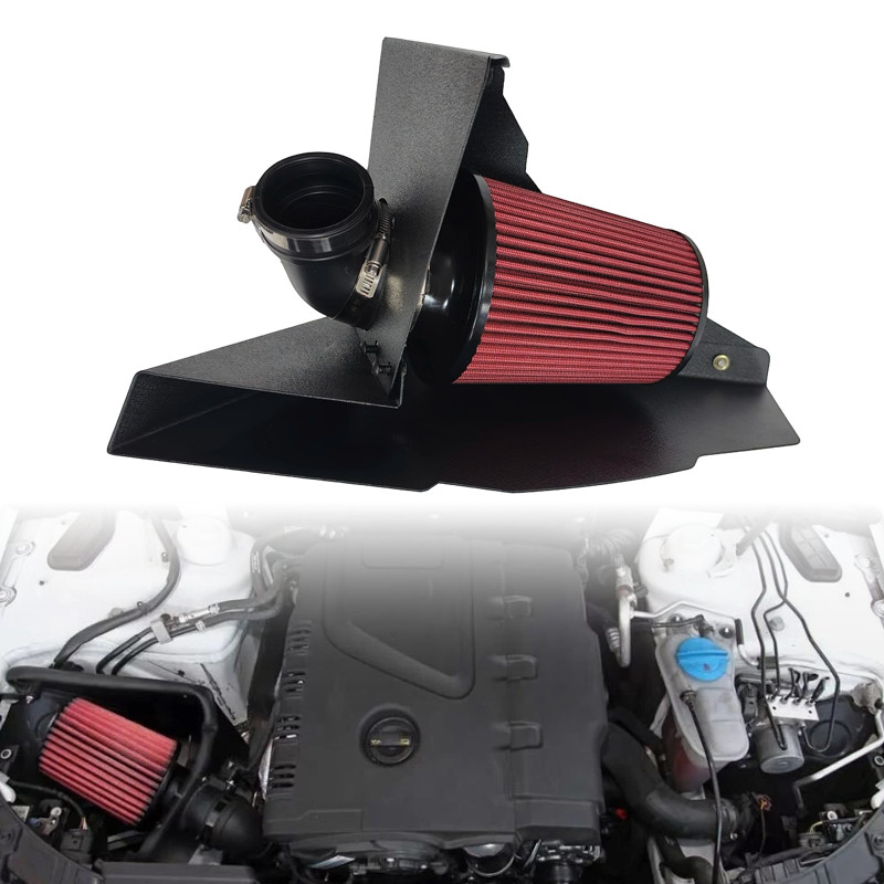 Cold Air Intake System For 2013-2016 Audi A4 A5 /A5 Quattro 2.0L Aluminum Pipe