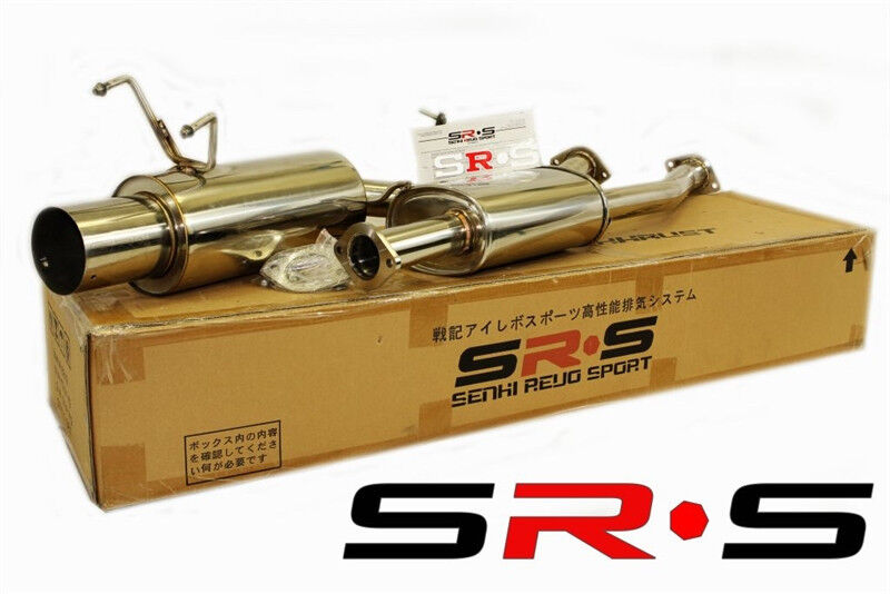  SRS STAINLESS STEEL FULL CATBACK EXHAUST SYSTEM FOR 89-94 240SX S13 Silvia 2.5