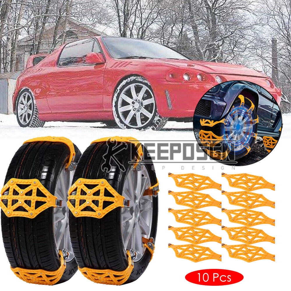 Wheel Snow Tire Chain Anti Skid Winter Emergency Mud for Honda CRX Civic Del Sol