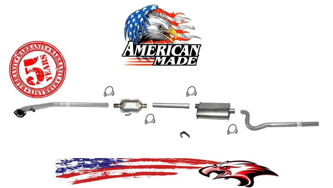 New Exhaust System MADE IN USA for Jeep CJ7 4.2L 85-86 w/o AirTube in Converter