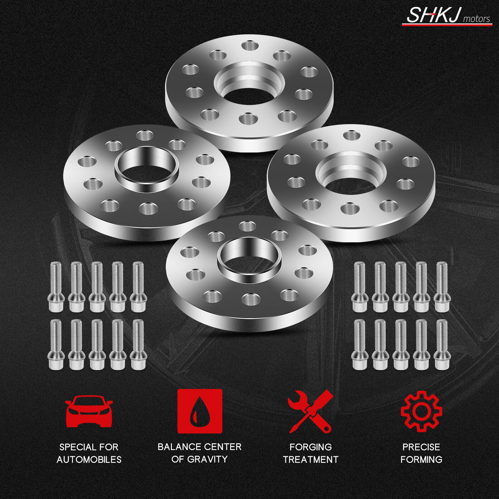 4X Hubcentirc 17 mm Wheel Spacers 5x100 & 5x112 For For Audi A3  A4 A8L Quattro
