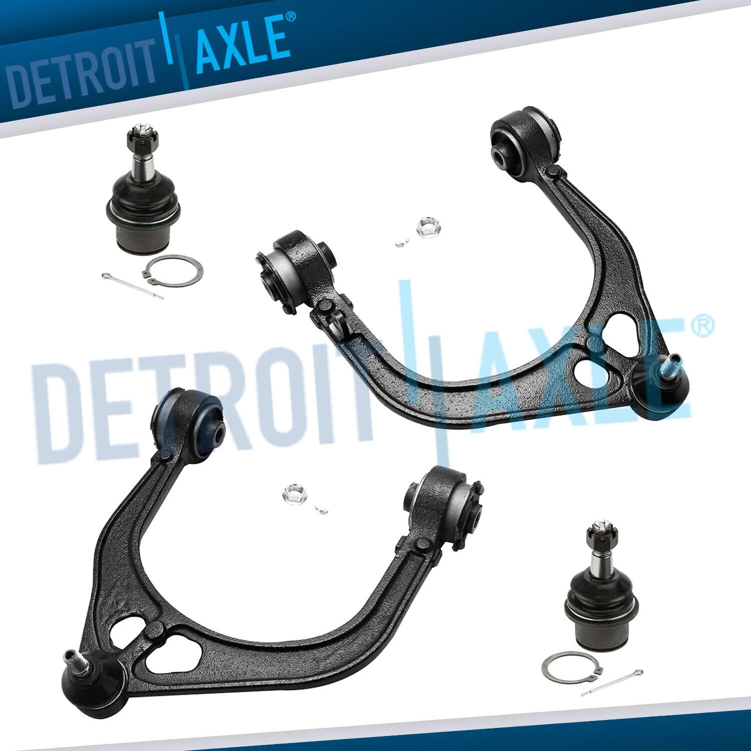 Front Upper Control Arms + Lower Ball Joints for Dodge Charger Magnum 300 RWD