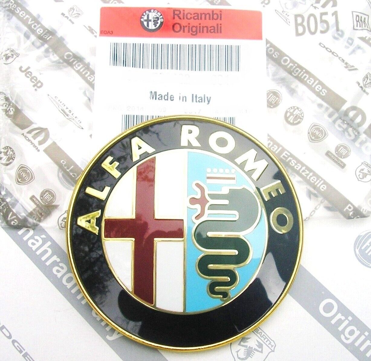 ALFA ROMEO GTV & SPIDER 916 1995 > 2002  New Rear Boot & Front grille Badge set 
