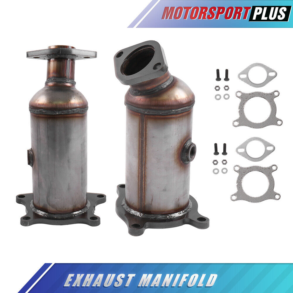 Front & Rear Catalytic Converters Exhaust Manifold For 2007-2010 Ford Edge 3.5L