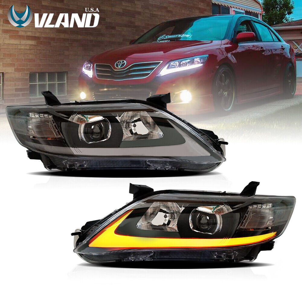 For 2010-2011 for Toyota Camry Headlight LED DRL Headlights lamp（fits:Camry）
