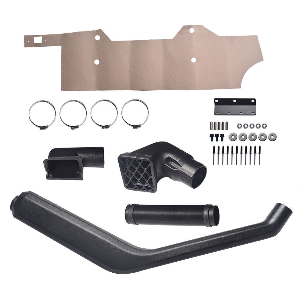 Black Snorkel Kit For Jeep Cherokee XJ 1984-2001 Cold Intake System Rolling Head