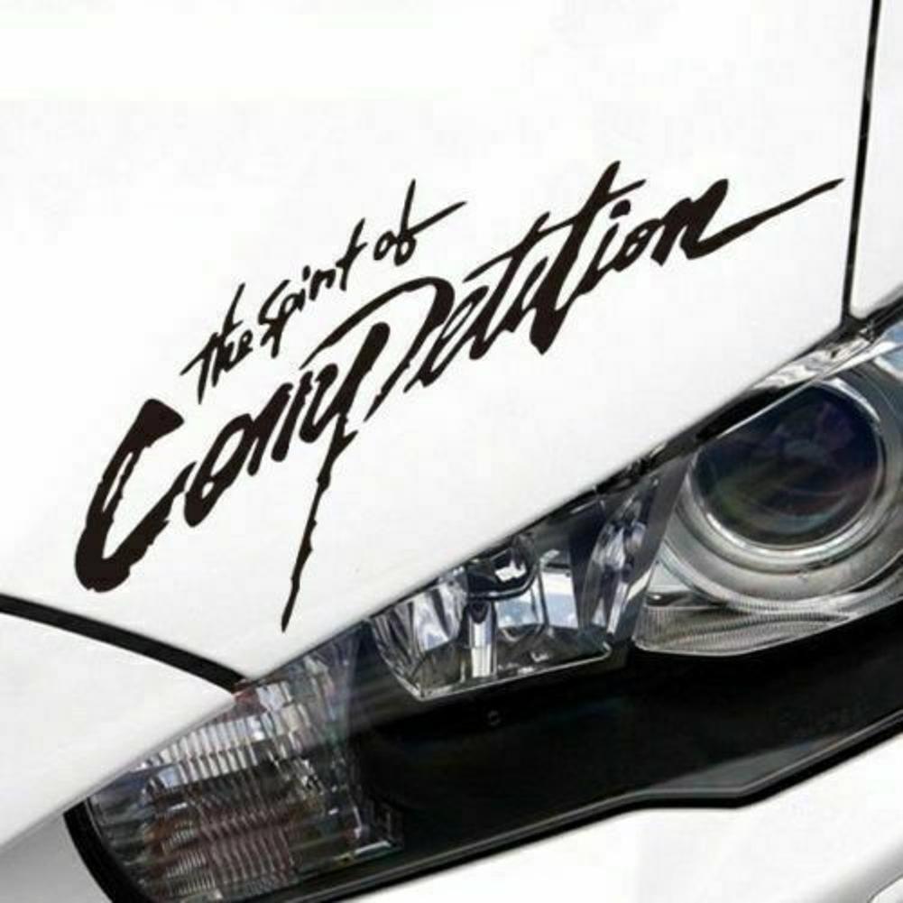 Waterproof The Spirit of Competition Reflective Car Auto Vinyl Decal Sticker