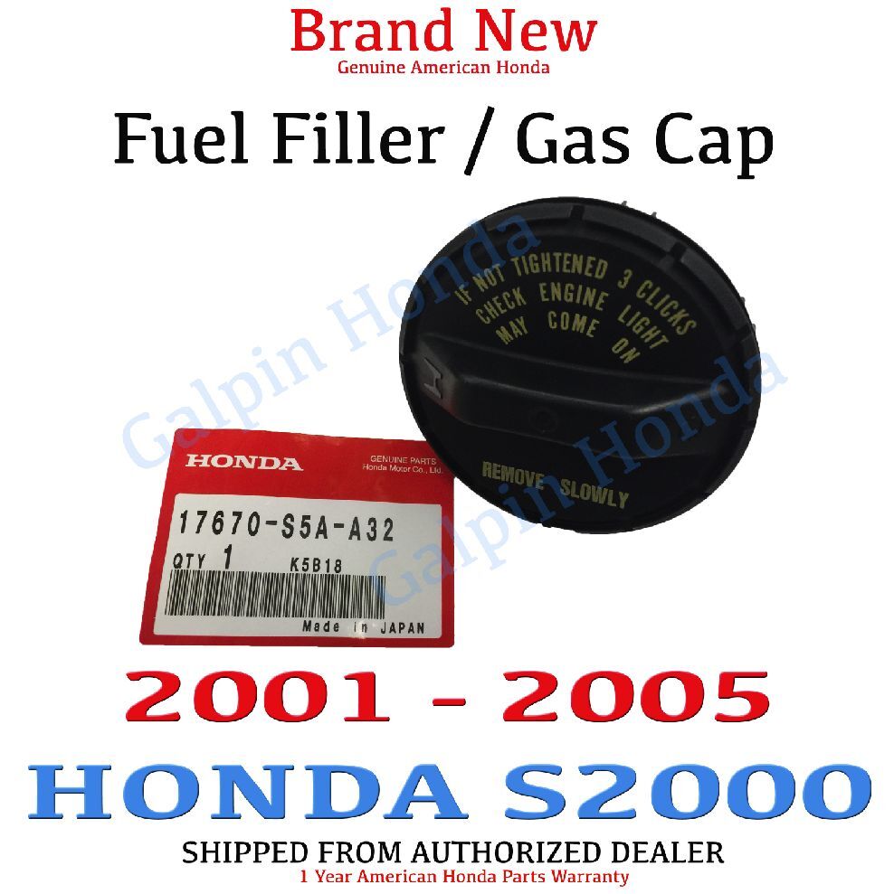 🔥2001-2005 HONDA S2000 Genuine Factory OEM Gas Fuel Filler Cap (17670-S5A-A32)