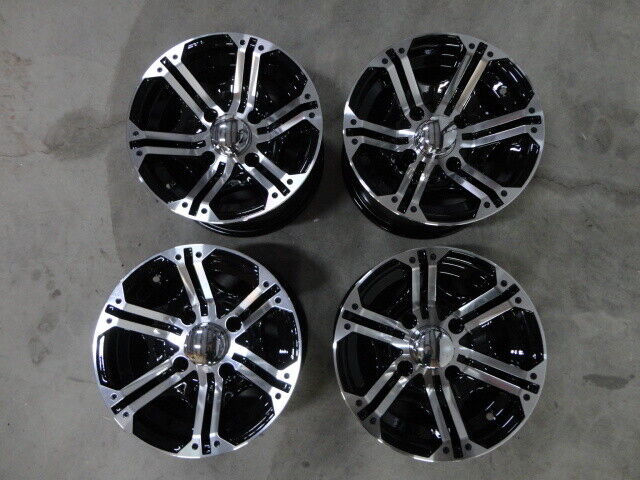 Daihatsu Hijet Mini Truck Alloy wheels 12x7 4x110mm bolt pattern and center caps