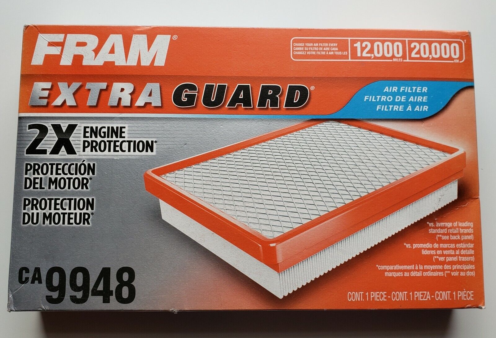 Air Filter Extra Guard Fram CA9948
