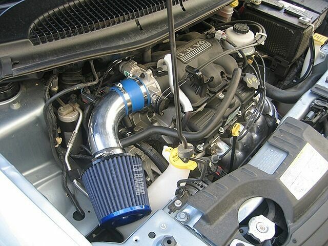 01-07 Dodge Caravan Mini C/V SE SXT 3.3 V6 Ram Air Intake System +DRY Filter