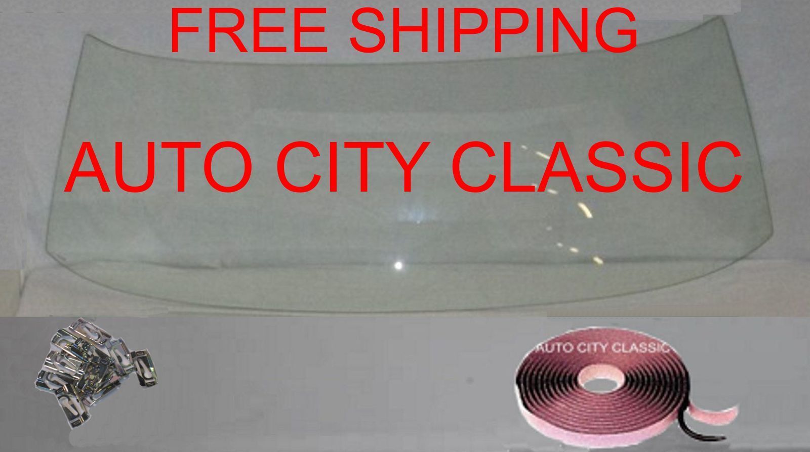 Clear Windshield Glass 1968-1969 Chevelle 2 DR HT Cutlass Tempest GTO Skylark