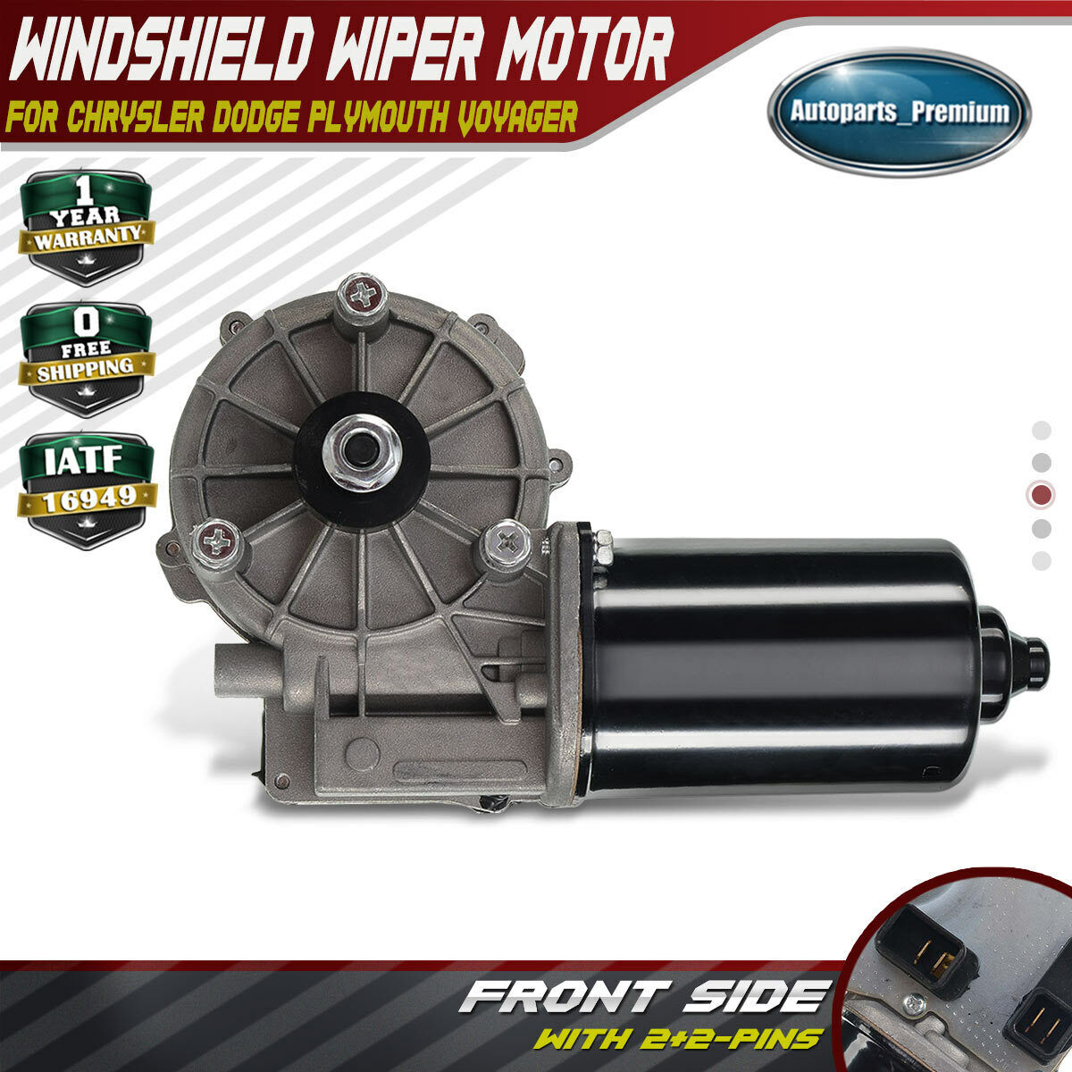 Front Windshield Wiper Motor for Chrysler Dodge Plymouth Grand Voyager 4673013AA