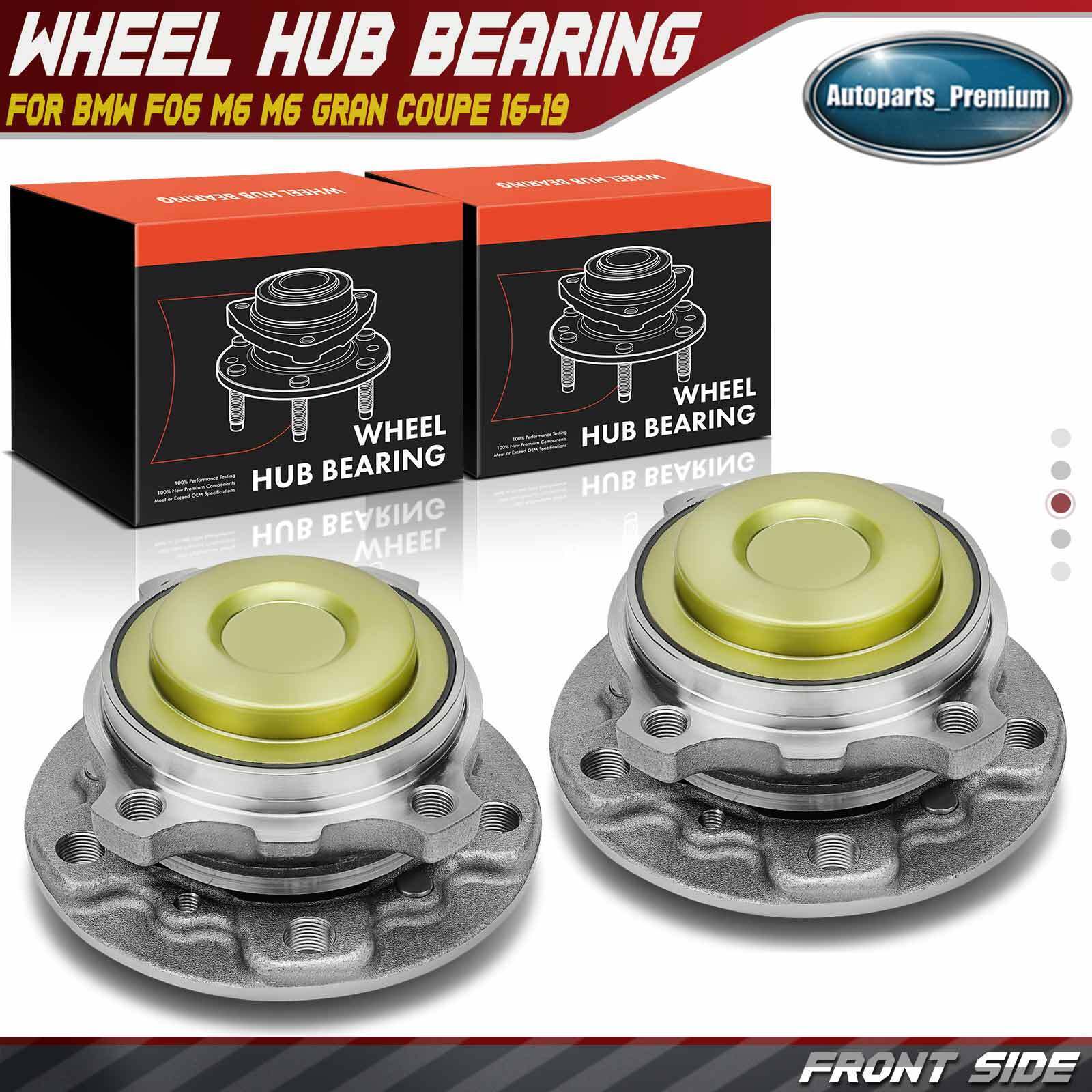 2x Front LH & RH Wheel Hub Bearing Assembly for BMW F06 M6 M6 Gran Coupe 16-19