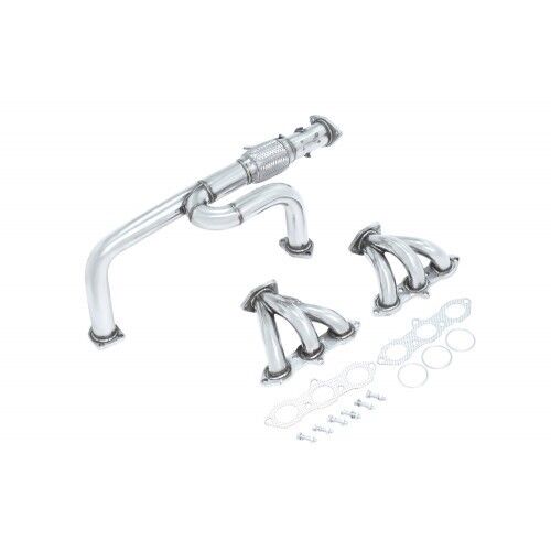Manzo Stainless Steel Exhaust Header Fits Accord 98-02 3.0L Acura CL TL 3.2L