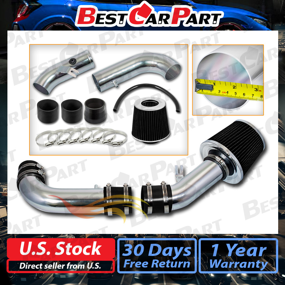BCP BLACK 99-05 Mazda Miata MX5 MX-5 1.8L Ram Air Intake Induction Kit + Filter