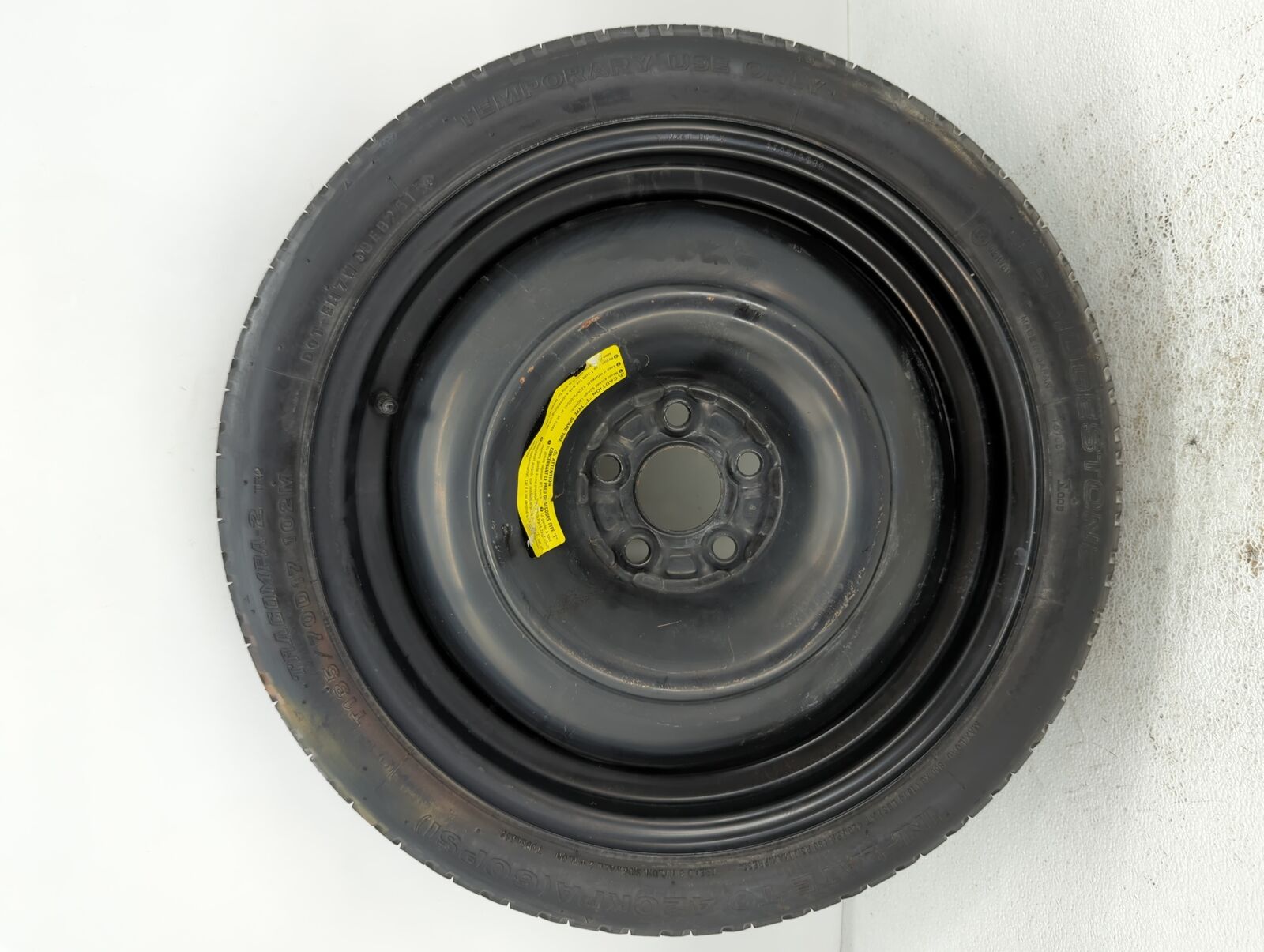 2008-2014 Subaru Impreza Spare Donut Tire Wheel Rim Oem AOARZ