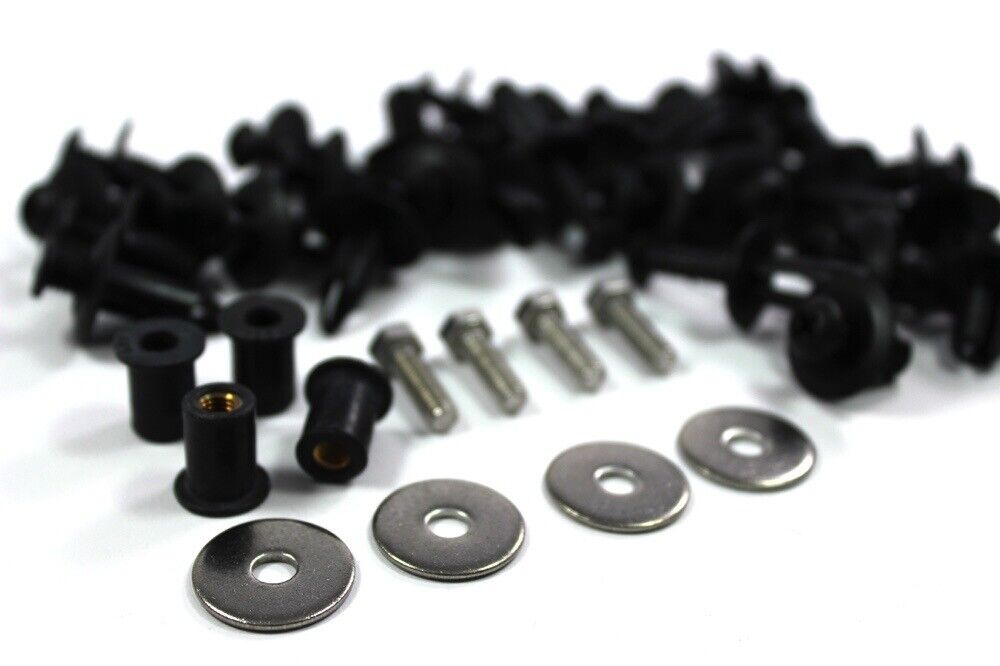 Lotus Elise S2 Europa Complete All 4 Wheelarch Wheel Arch Liner Bolts Screws Kit