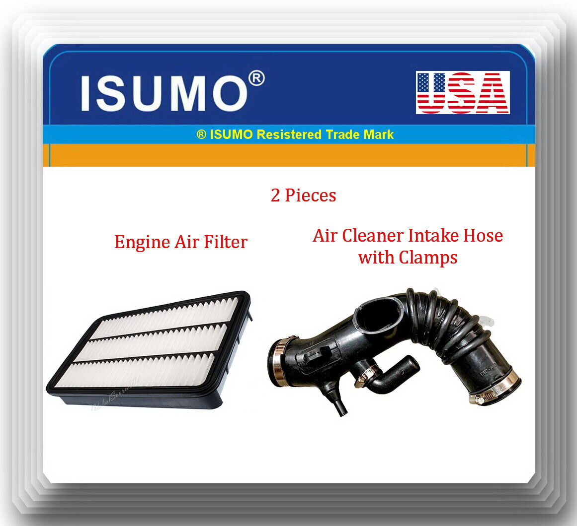 Air Intake Hose W/Clamps & Engine Air Filter Fits: Camry 97-99 Solara 1999 2.2L