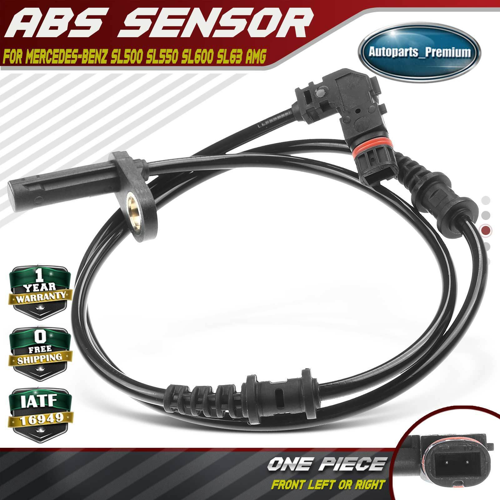 ABS Wheel Speed Sensor for Mercedes-Benz SL500 SL55 AMG SL550 SL600 Front LH/RH