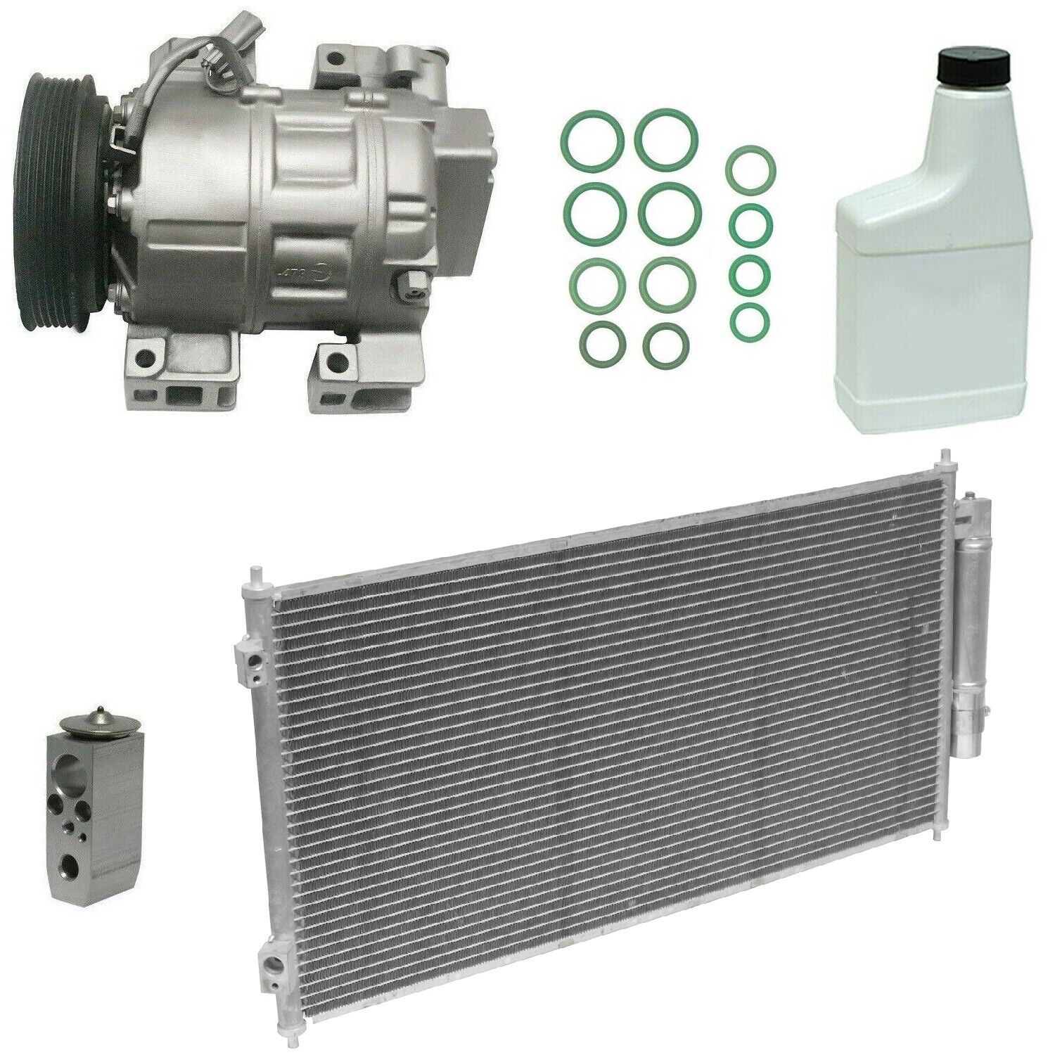 RYC Remanufactured Complete AC Compressor Kit AC56 (FG664) With Condenser