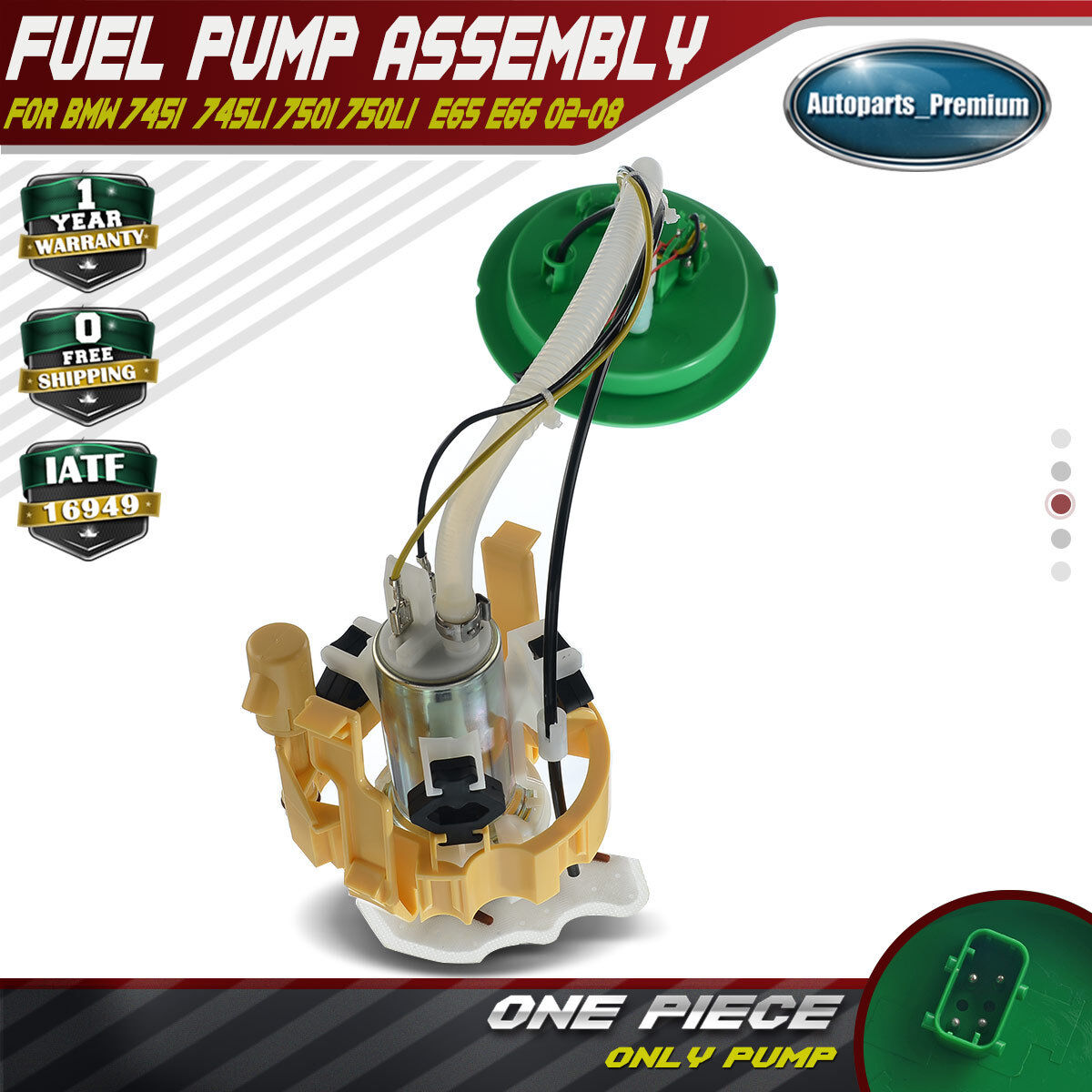 Fuel Pump Module Assembly for BMW 745i 745Li 750i 750L E65 E66 02-08 16117194000